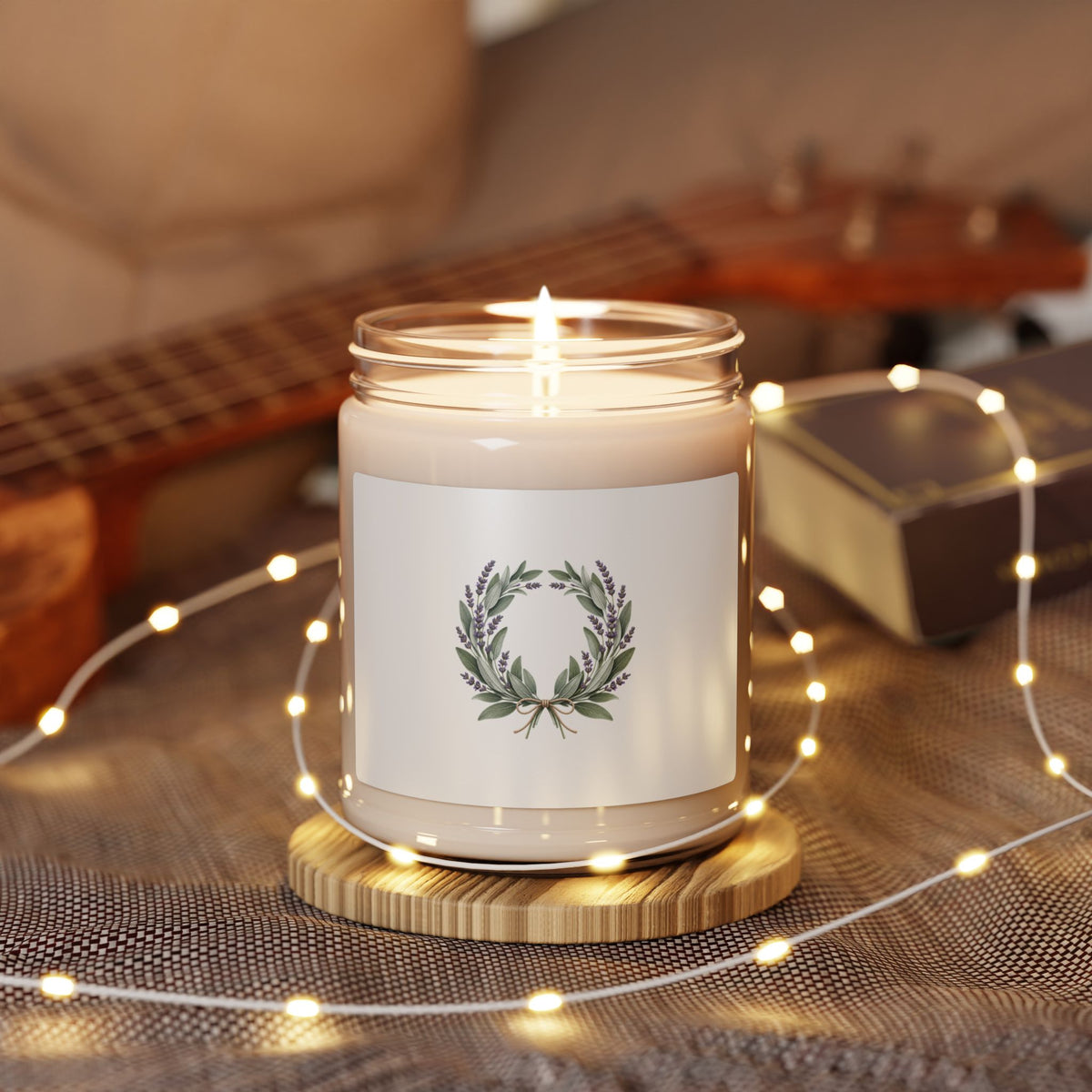 Botanical Laurel Wreath Scented Soy Candle