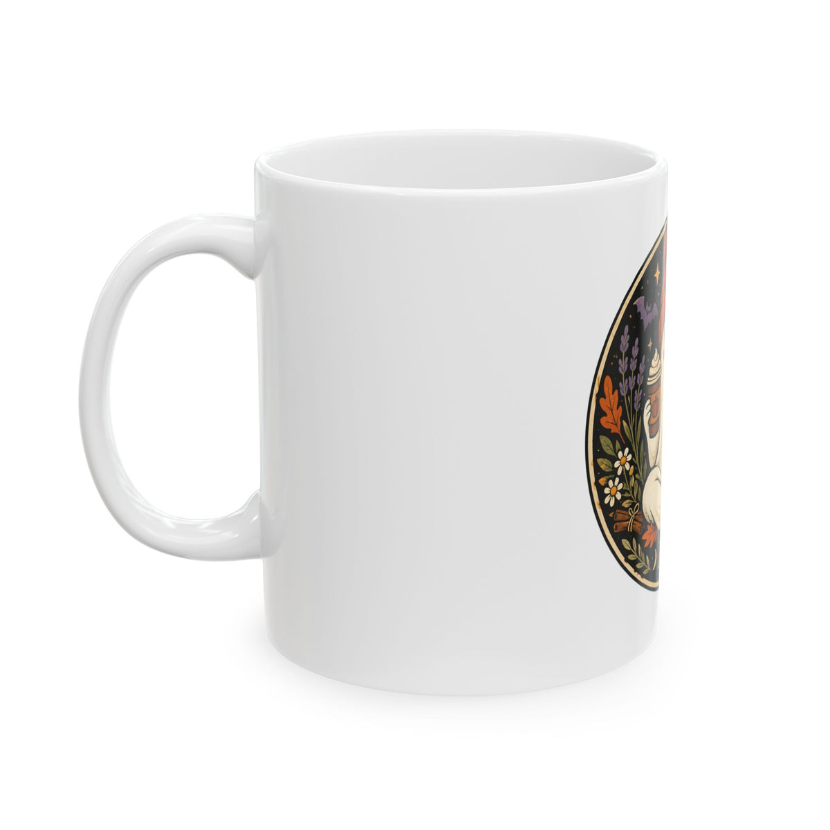 Cute Halloween Ghost Ceramic Mug