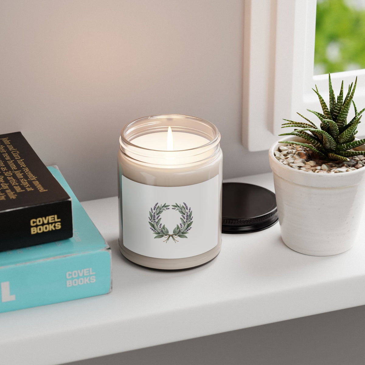 Botanical Laurel Wreath Scented Soy Candle