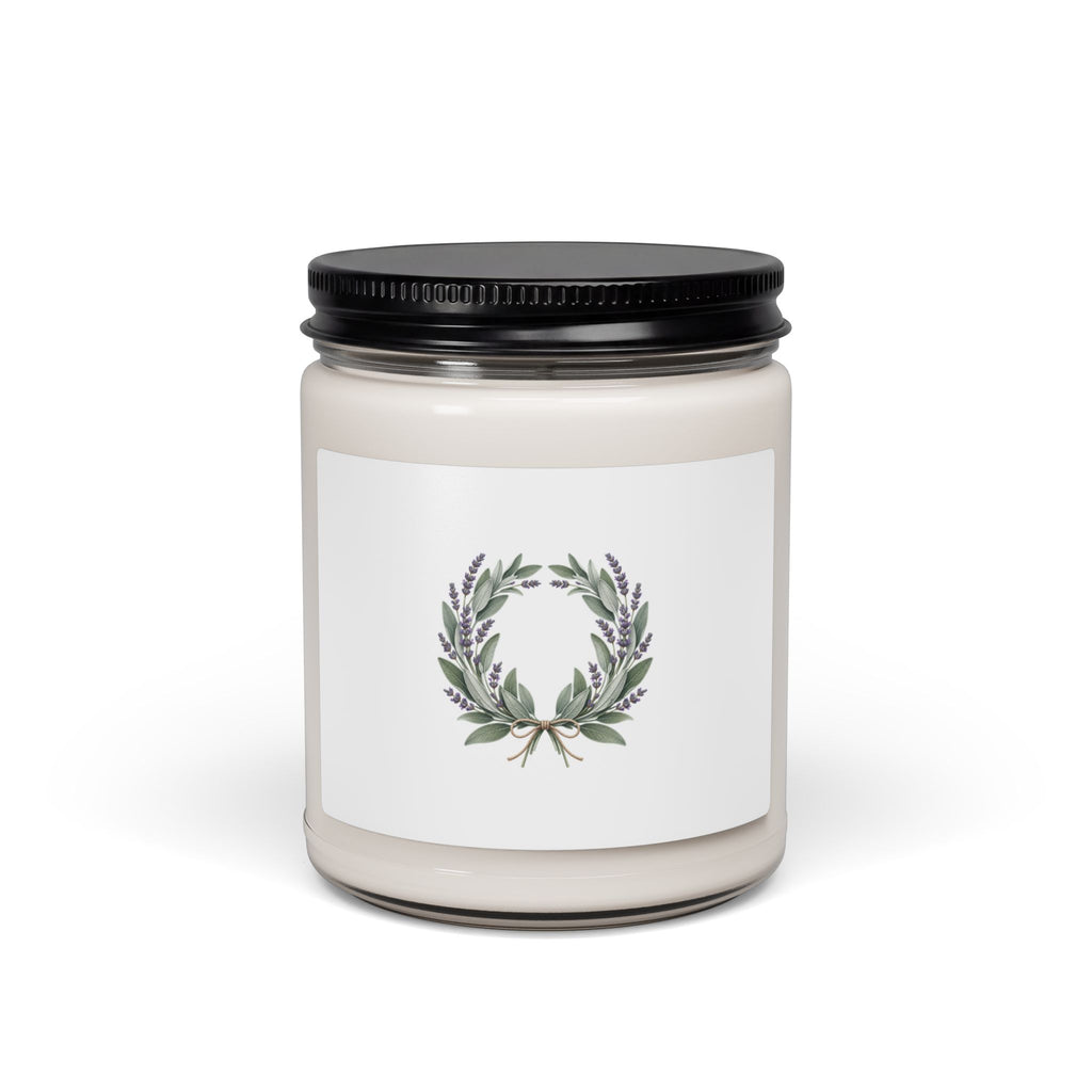 Botanical Laurel Wreath Scented Soy Candle