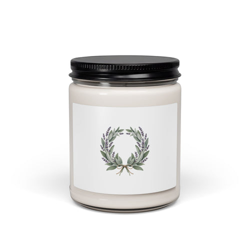 Botanical Laurel Wreath Scented Soy Candle
