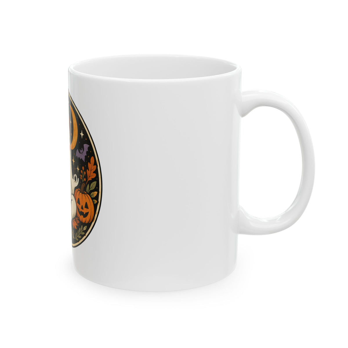 Cute Halloween Ghost Ceramic Mug