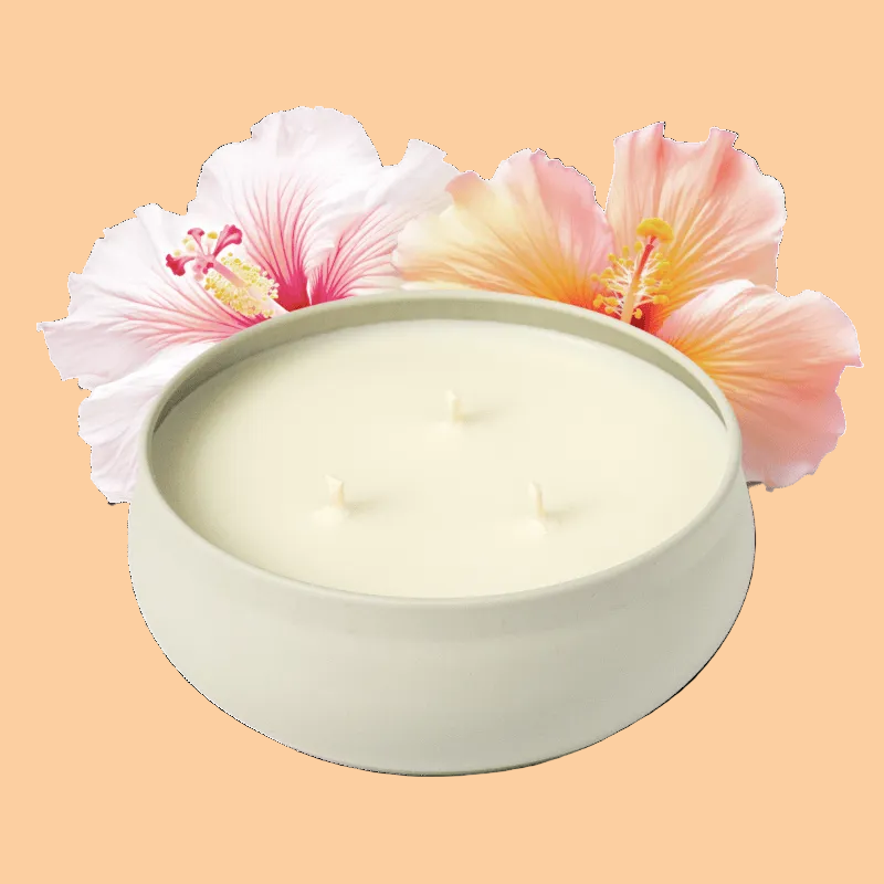 Hibiscus Tea 3-Wick Candle